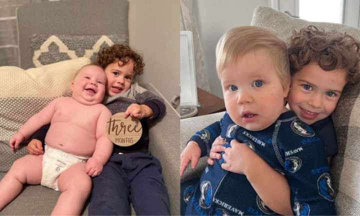 Bebelusul care a socat o lume intreaga! La doar 19 luni l-a depasit la marime pe fratele sau de patru ani: „Cantareste 31 de kilograme” - FOTO Bebelusul care a socat o lume intreaga! La doar 19 luni l-a depasit la marime pe fratele sau de patru ani: „Cantareste 31 de kilograme” - FOTO