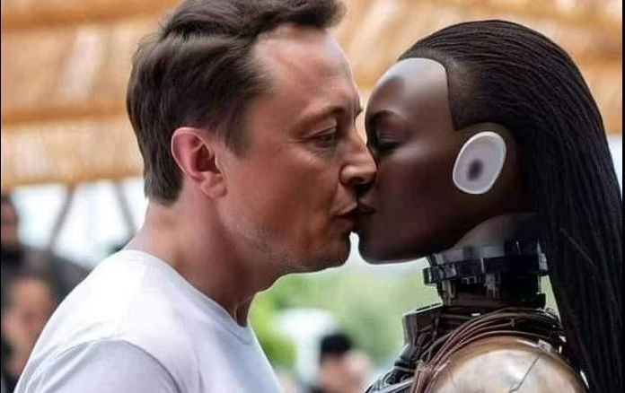 Elon Musk socheaza din nou! Avertizarea din spatele pozelor cu el sarutand un robot, generate de Inteligenta Articiala Elon Musk socheaza din nou! Avertizarea din spatele pozelor cu el sarutand un robot, generate de Inteligenta Articiala