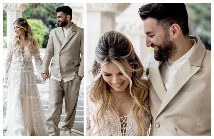 Fotografie emotionanta de la nunta lui Smiley si a Ginei Pistol! Micuta Josephine a avut o rochita ca a mamei ei si pantofi de lac rosii - FOTO Fotografie emotionanta de la nunta lui Smiley si a Ginei Pistol! Micuta Josephine a avut o rochita ca a mamei ei si pantofi de lac rosii - FOTO