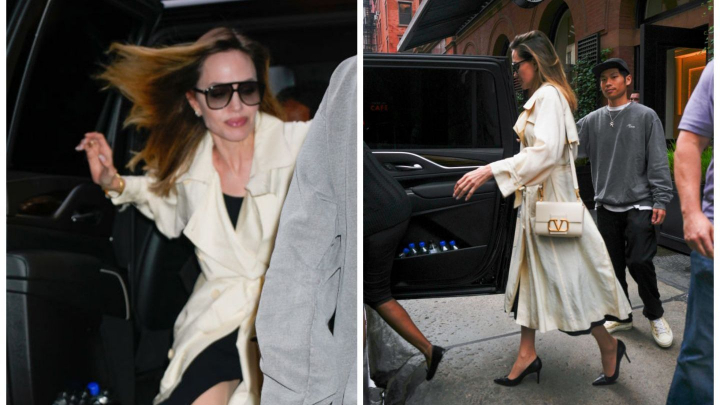 Angelina Jolie, aparitie rara alaturi de copiii pe care ii are cu Brad Pitt! Actrita a impresionat cu eleganta sa Angelina Jolie, aparitie rara alaturi de copiii pe care ii are cu Brad Pitt! Actrita a impresionat cu eleganta sa