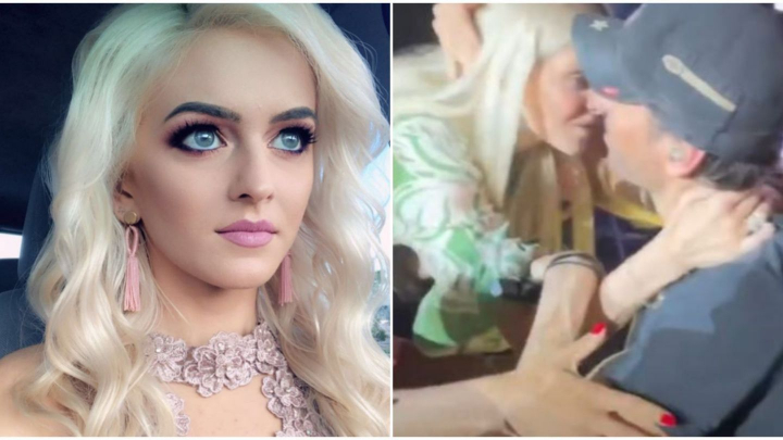 O romanca l-a imbratisat strans pe Enrique Iglesias la festivalul IntenCity din Craiova. Reactia artistului a devenit virala