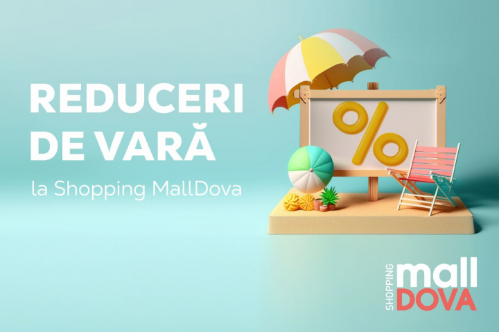 Dam start reducerilor de vara la Shopping MallDova Dam start reducerilor de vara la Shopping MallDova