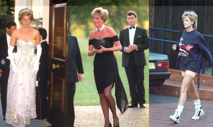 Printesa Diana e si acum o inspiratie in materie de stil vestimentar. Tinutele emblematice de atunci si cum s-ar fi imbracat azi
