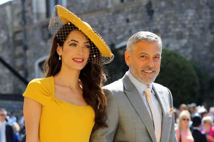 Amal si George Clooney, imagini rare alaturi de gemenii lor - FOTO
