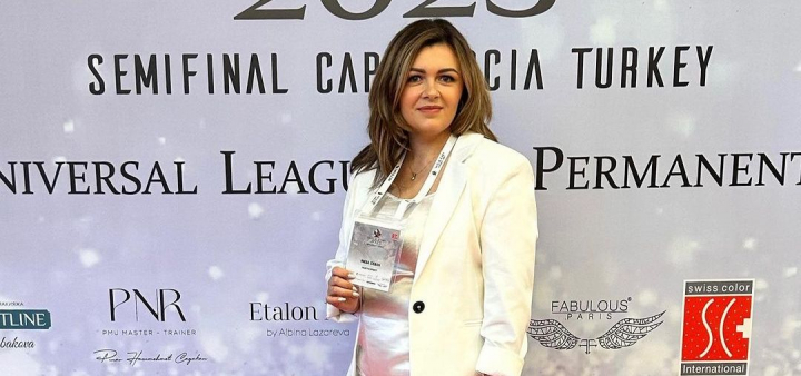 A devenit campioana la micropigmentare la un prestigios campionat din Turcia si nu se opreste aici. Cum a reusit Inesa Ceban sa obtina acest succes - VIDEO
