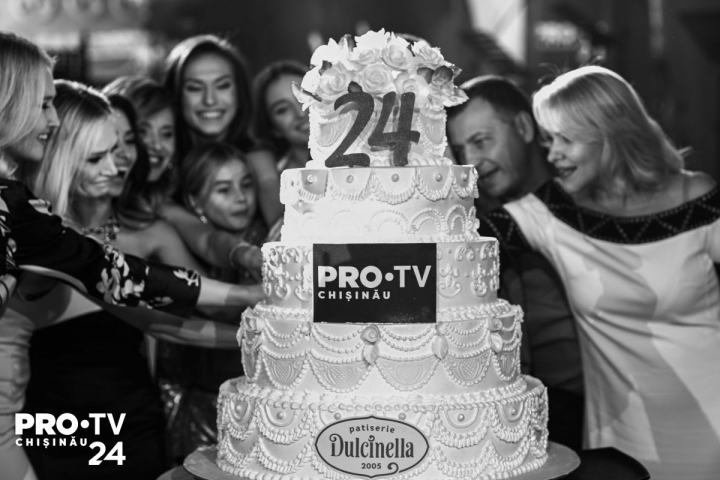 A curs sampania si a rasunat muzica pentru cei 24 de ani ai PRO TV-ului - VIDEO