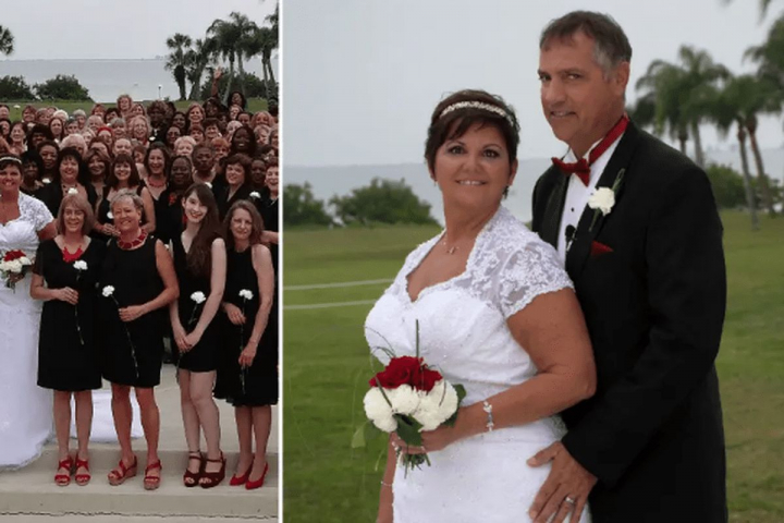 O mireasa din Texas a avut 168 de domnisoare de onoare si a intrat in Cartea Recordurilor: „Unii nu au atatia prieteni” - FOTO O mireasa din Texas a avut 168 de domnisoare de onoare si a intrat in Cartea Recordurilor: „Unii nu au atatia prieteni” - FOTO