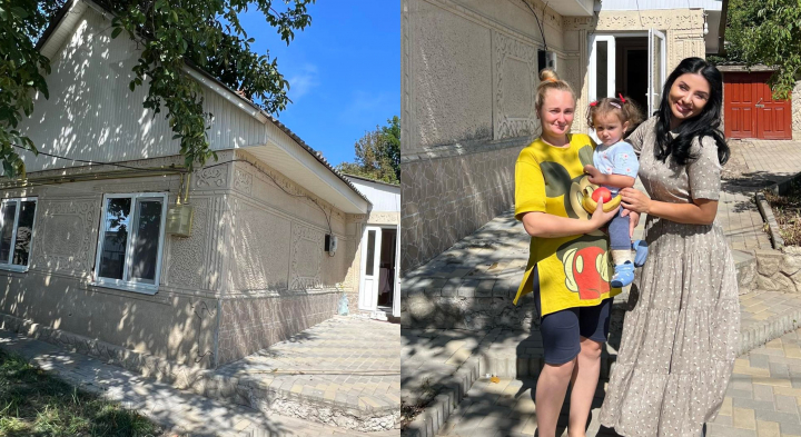 Le-a fost asigurat un viitor mai bun! O femeie care cersea cu fiica sa in brate a primit o casa. Svetlana Sainsus, fondatoarea caritate.md: „Sunt mandra ca am asa oameni in comunitatea mea” - FOTO Le-a fost asigurat un viitor mai bun! O femeie care cersea cu fiica sa in brate a primit o casa. Svetlana Sainsus, fondatoarea caritate.md: „Sunt mandra ca am asa oameni in comunitatea mea” - FOTO