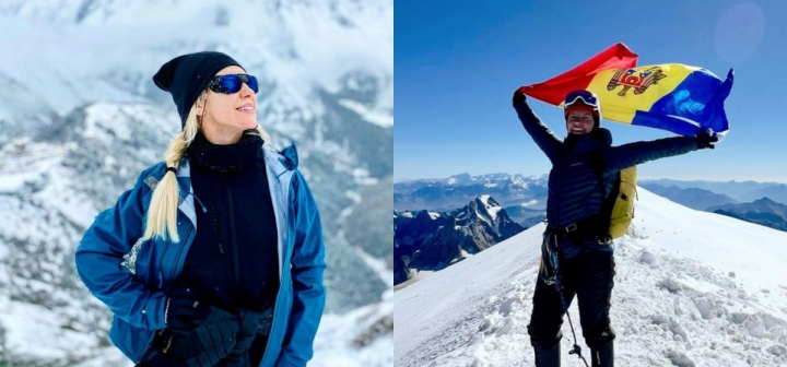 Prima - pe toate varfurile lumii! Olga Tapordei a escaladat cel mai inalt punct al Antarctidei la - 55 grade Celsius - FOTO