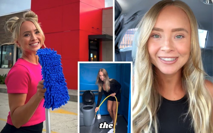 Tanara care curata WC-uri si mormintele unor necunoscuti, virala pe internet. „Curatenia este pasiunea mea”
Tanara care curata WC-uri si mormintele unor necunoscuti, virala pe internet. „Curatenia este pasiunea mea”