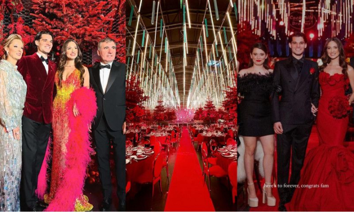 Imagini fabuloase de la cununia lui Ianis Hagi. Aleasa lui a purtat rochii de 26.000 $, mama lui a stralucit, decorul, ca la Hollywood - FOTO Imagini fabuloase de la cununia lui Ianis Hagi. Aleasa lui a purtat rochii de 26.000 $, mama lui a stralucit, decorul, ca la Hollywood - FOTO