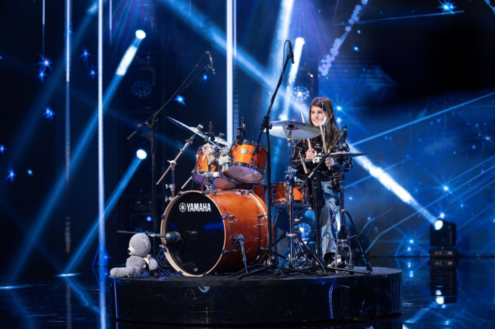 Francesca Iancu e tobă de talent! Puștoaica de 9 ani, moment excepțional de percuție: „Ai făcut spectacol!”
