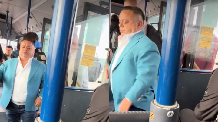 Adrian Minune, viral pe TikTok! Artistul a fost filmat în timp ce mergea cu autobuzul: „Repeta poezia pentru serbare” - VIDEO Adrian Minune, viral pe TikTok! Artistul a fost filmat în timp ce mergea cu autobuzul: „Repeta poezia pentru serbare” - VIDEO