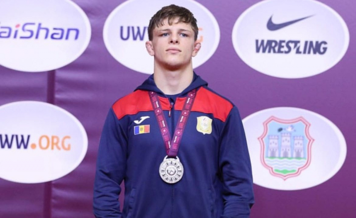 Alexandru Solovei - vicecampion european la lupte greco-romane! După patru victorii, a pierdut în duelul decisiv - FOTO