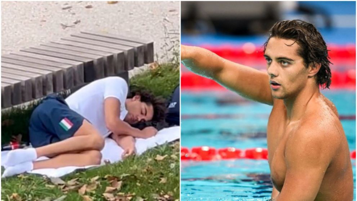 Campion olimpic, surprins dormind afară, pe jos. Thomas Ceccon, protest față de condițiile din Satul Olimpic: „Nu avem aer condiționat, mâncarea e proastă” - FOTO/VIDEO Campion olimpic, surprins dormind afară, pe jos. Thomas Ceccon, protest față de condițiile din Satul Olimpic: „Nu avem aer condiționat, mâncarea e proastă” - FOTO/VIDEO
