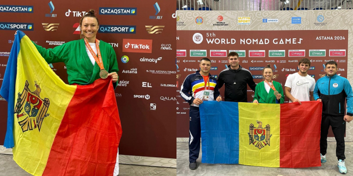 Republica Moldova a pășit cu dreptul la Jocurile Mondiale ale Nomazilor! Luptătoarea Victoria Bolohan se întoarce acasă cu bronzul - FOTO Republica Moldova a pășit cu dreptul la Jocurile Mondiale ale Nomazilor! Luptătoarea Victoria Bolohan se întoarce acasă cu bronzul - FOTO