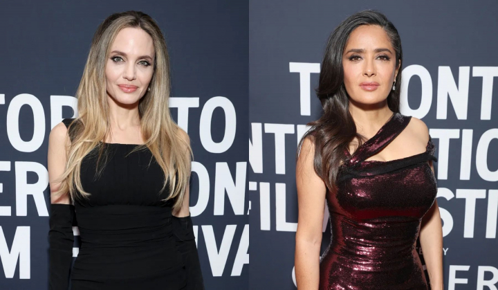 Angelina Jolie şi Salma Hayek, strălucitoare pe covorul roşu la Festivalul Internaţional de Film de la Toronto - FOTO Angelina Jolie şi Salma Hayek, strălucitoare pe covorul roşu la Festivalul Internaţional de Film de la Toronto - FOTO