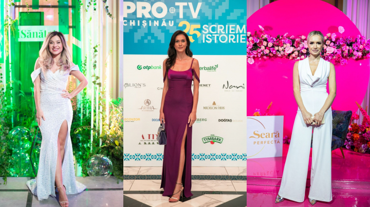 Stil și eleganță la recepția PRO TV Chișinău! Ce ținute au purtat prezentatorii - GALERIE FOTO