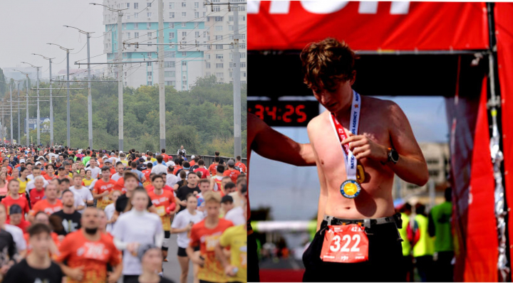 A scris istorie la doar 14 ani! Mihail Voloshin a devenit cel mai tânăr alergător de la Chișinău Marathon care a terminat cursa de 42 de kilometri - FOTO
