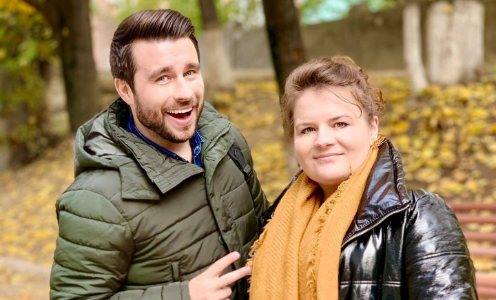 Dorin Galben, mândru de rezultatele surorii sale: „În fotografia din stânga are 105 kilograme, iar în cea din dreapta, 70 de kilograme” - FOTO