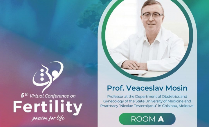 Profesorul Veaceslav Moșin, apreciat la nivel mondial! A fost invitat în calitate de lector la Conferința Internațională Fertilitate Fertypharm 2025 - VIDEO
Profesorul Veaceslav Moșin, apreciat la nivel mondial! A fost invitat în calitate de lector la Conferința Internațională Fertilitate Fertypharm 2025 - VIDEO