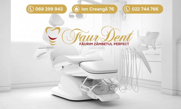Cu o experiență de peste 13 ani în chirurgia dento-alveolară și participări la numeroase specializări internaționale, clinica Faur Dent oferă danturi fixe pe implant - VIDEO Cu o experiență de peste 13 ani în chirurgia dento-alveolară și participări la numeroase specializări internaționale, clinica Faur Dent oferă danturi fixe pe implant - VIDEO