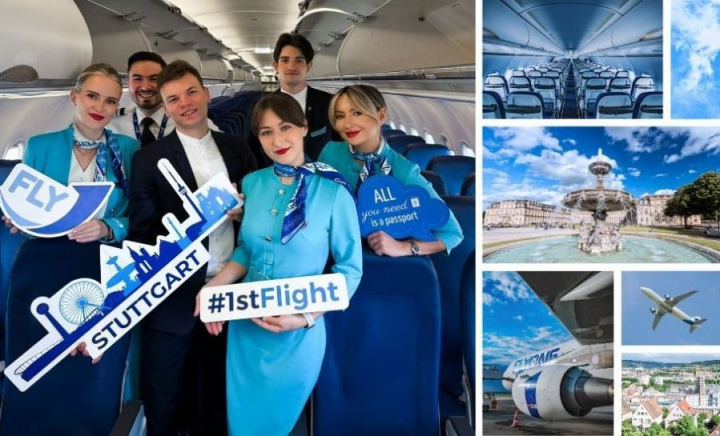 FLYONE lansează zborul direct Chișinău – Stuttgart începând cu 3 iulie - FOTO
FLYONE lansează zborul direct Chișinău – Stuttgart începând cu 3 iulie - FOTO