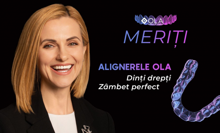 Îndreaptă dinții de 2 ori mai repede cu alignerele OLA ADVANCED – soluție modernă, aproape invizibilă și confortabilă - FOTO Îndreaptă dinții de 2 ori mai repede cu alignerele OLA ADVANCED – soluție modernă, aproape invizibilă și confortabilă - FOTO