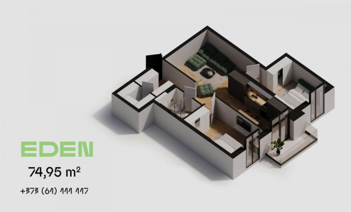 EDEN. Un nou nivel de confort în Buiucani. Complex rezidențial premium pentru cei care aleg ce e mai bun EDEN. Un nou nivel de confort în Buiucani. Complex rezidențial premium pentru cei care aleg ce e mai bun