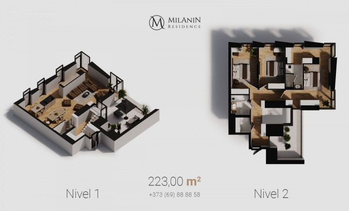 Penthouse pe două niveluri cu terasă și cea mai frumoasă panoramă asupra orașului — noul tău stil de viață la Rîșcani Penthouse pe două niveluri cu terasă și cea mai frumoasă panoramă asupra orașului — noul tău stil de viață la Rîșcani