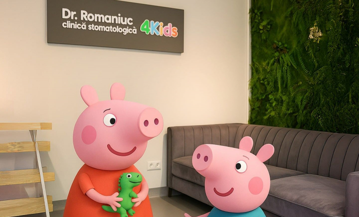 Zâmbete perfecte acum și la Botanica! Dr. Romaniuc 4Kids a deschis o nouă filială modernă și inovatoare pentru cei mici - VIDEO