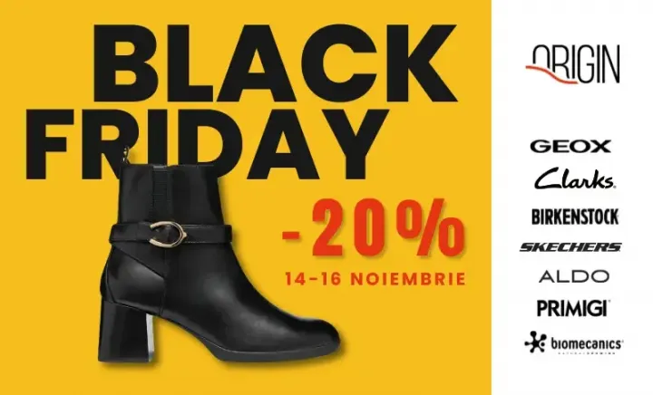 BLACK FRIDAY la ORIGIN, GEOX, Clarks, Skechers BLACK FRIDAY la ORIGIN, GEOX, Clarks, Skechers