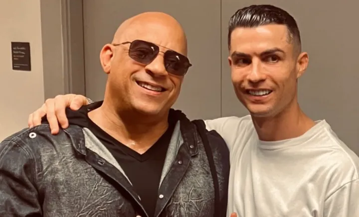 Vin Diesel și Cristiano Ronaldo Vin Diesel și Cristiano Ronaldo