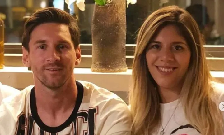 Maria Sol Messi și Lionel Messi Maria Sol Messi și Lionel Messi