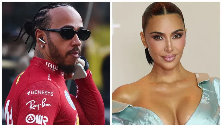  Kim Kardashian și Lewis Hamilton 
