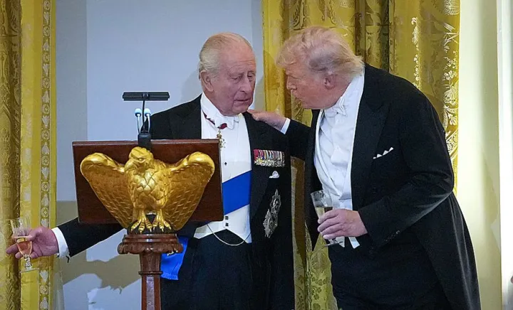 Regele Charles și Donald Trump Regele Charles și Donald Trump