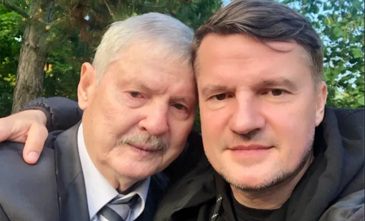Marcel Ștefăneț și tatăl său Marcel Ștefăneț și tatăl său
