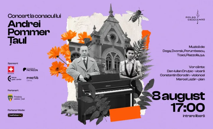 Concert la Conacul lui Andrei Pommer satul Țaul Concert la Conacul lui Andrei Pommer satul Țaul