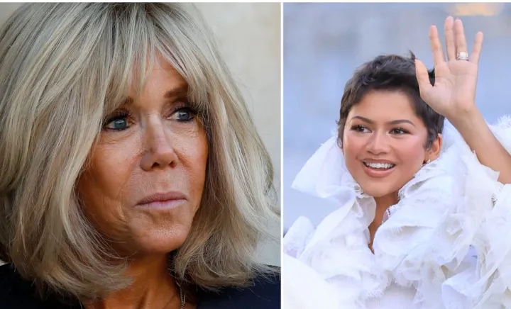 Zendaya și Brigitte Macron Zendaya și Brigitte Macron