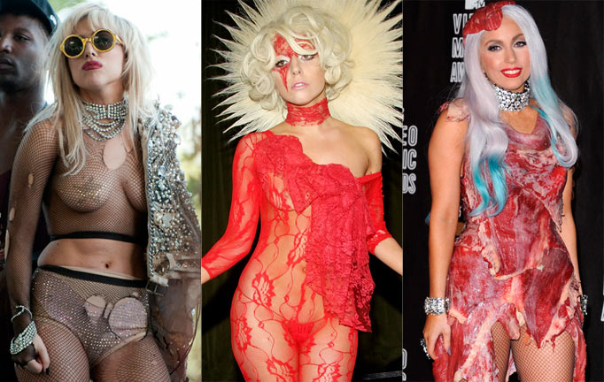 Extravaganta pana in maduva oaselor! Cele mai extravagante tinute ale lui Lady Gaga - FOTO