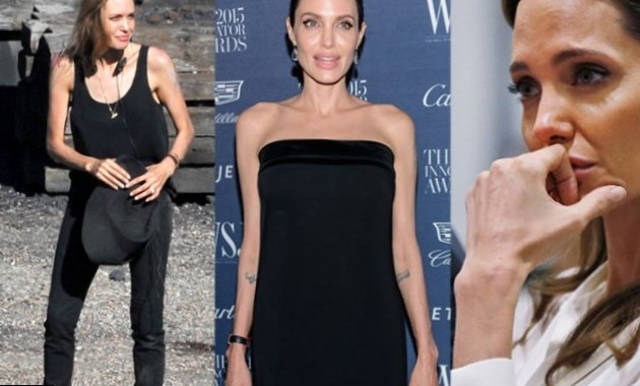 Angelina Jolie are doar 36 kg? Apropiatii se tem pentru viata actritei - FOTO Angelina Jolie are doar 36 kg? Apropiatii se tem pentru viata actritei - FOTO