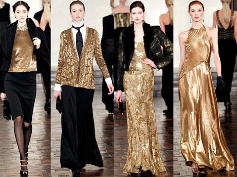 Trend alert: Back to gold in noua colectie Ralph Lauren