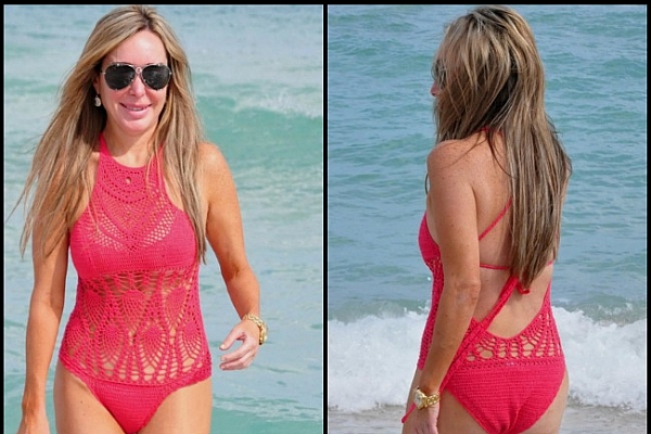 Milionara care s-a facut de ras pe o plaja din Miami Milionara care s-a facut de ras pe o plaja din Miami