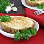 Cartofi umpluti cu branza si piept Cartofi umpluti cu branza si piept