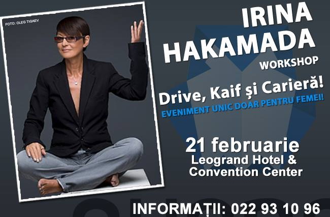 Un workshop cu Irina Hakamada doar pentru femei! Un workshop cu Irina Hakamada doar pentru femei!