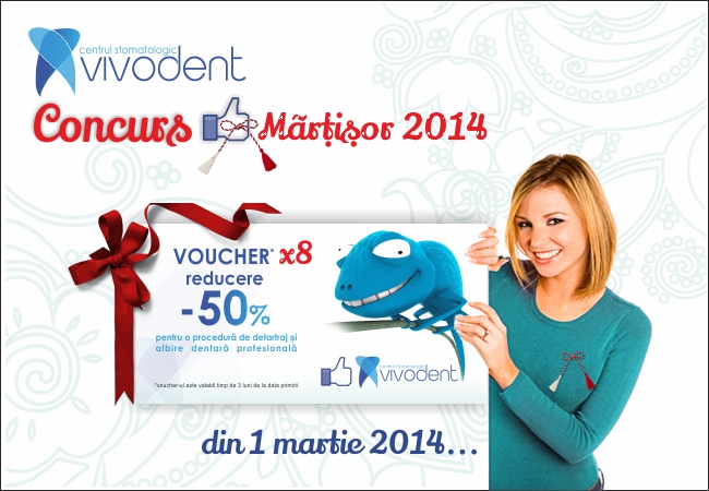 Vivodent te invita la un concurs! Intalneste primavara cu Martisorul in piept si zambetul pe buze