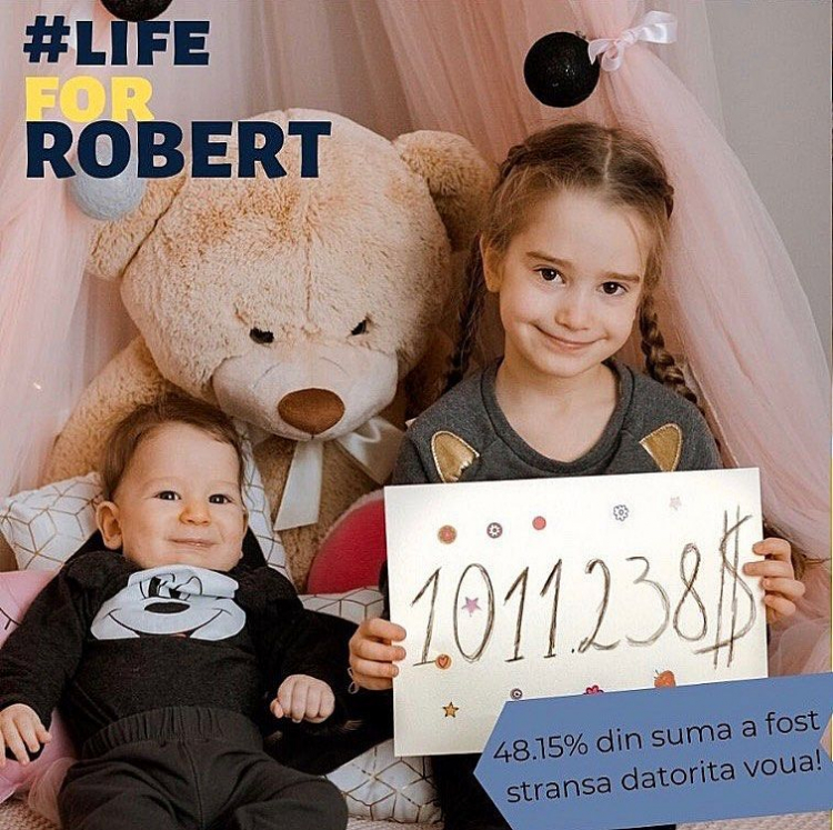 Peste 1 Milion De Dolari Adunati Pentru Robert Mama Baietelului Irina Grabazei Suma Aceasta Incredibil De Mare Nu Mai Este Atat De Inspaimantatoare Pentru Ca Din Putinul Vostru Ati Dat Putin