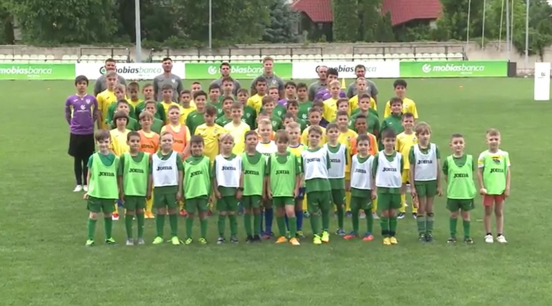 Astazi, Mobiasbanca - OTP Group a semnat un parteneriat de viitor pentru sustinerea Academiei de fotbal pentru copii ”Zimbru” - VIDEO
