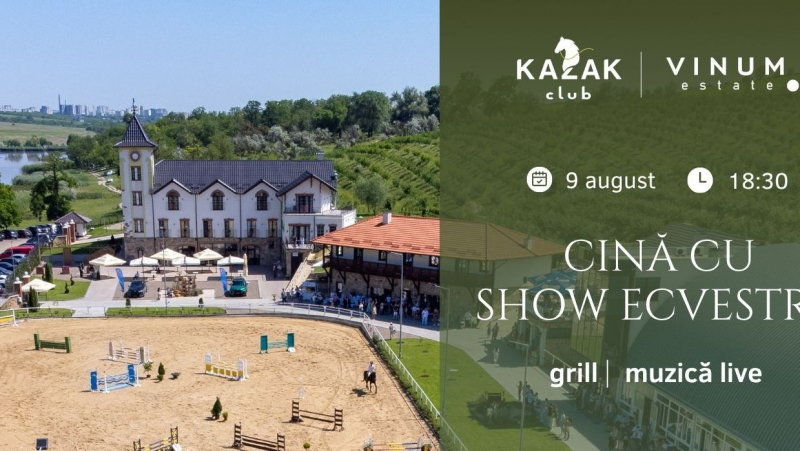 Seară magică la Kazak Club! Rezervă un loc pentru cina cu show ecvestru - VIDEO