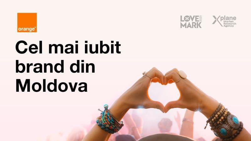 Orange este cel mai iubit brand din Moldova, conform studiului LOVEMARK 2025